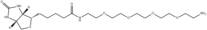 1H-Thieno[3,4-d]imidazole-4-pentanamide,N-(14-amino-3,6,9,12-tetraoxatetradec-1-yl)hexahydro-2-oxo-,(3aS,4S,6aR)-|(3AS,4S,6AR)-N-(14-氨基-3,6,9,12-四氧杂十四烷-1-基)六氢-2-氧代-1H-噻吩并[3,4-D]咪唑-4-戊酰胺