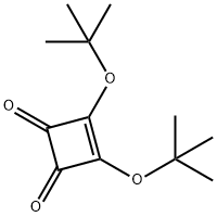 3,4-Di(tert-butoxy)-3-cyclobutene-1,2-dione Struktur