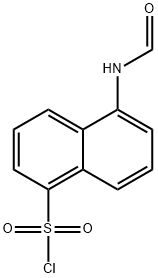 5-(Formylamino)-1-naphthalenesulfonyl Chloride Structure