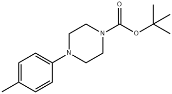 tert-butyl 4-p-tolylpiperazine-1-carboxylate Struktur