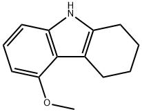 1,2,3,4-Tetrahydro-5-methoxycarbazole, 68962-14-1, 结构式