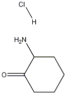 2-aminocyclohexanone hydrochloride 化学構造式