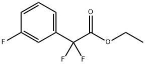 ETHYL 2,2-DIFLUORO-2-(3-FLUOROPHENYL)ACETATE, 698378-81-3, 结构式