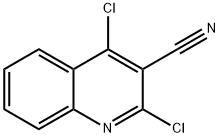 3-Cyano-2,4-dichloroquinoline Struktur