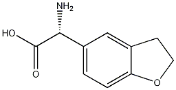(R)-2-amino-2-(2,3-dihydrobenzofuran-5-yl)acetic acid,70051-19-3,结构式