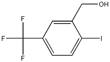 2-ヨード-5-(トリフルオロメチル)ベンジルアルコール 化学構造式