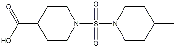 1-[(4-甲基哌啶-1-基)磺酰基]哌啶-4-羧酸,702669-96-3,结构式