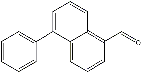 5-Phenylnaphthalene-1-carboxaldehyde 结构式