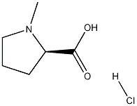 N-甲基-D-脯氨酸盐酸盐,702710-17-6,结构式