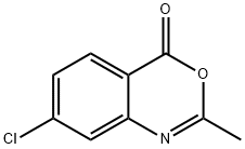 7-Chloro-2-methyl-3,1-benzoxazin-4-one 化学構造式