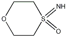 1,4-Oxathiane, 4,4-dihydro-4-imino-, 4-oxide Struktur