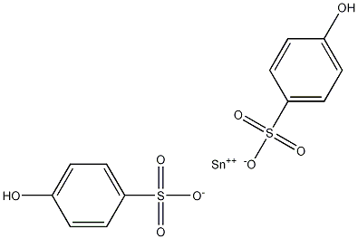 Benzenesulfonic acid, 4-hydroxy-, tin(2+) salt 结构式