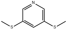 3,5-双(甲硫基)吡啶,70999-08-5,结构式