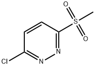 3-Chloro-6-(methylsulfonyl)pyridazine Struktur