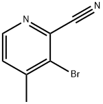 3-bromo-4-methylpicolinonitrile Struktur
