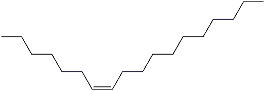 (Z)-7-オクタデセン 化学構造式