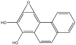 Anti-phenanthrene-1,2-diol-3,4-oxide Structure
