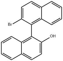 1-(2-溴萘-1-基)萘-2-酚, 721457-68-7, 结构式