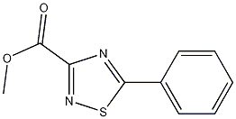 methyl 5-phenyl-1,2,4-thiadiazole-3-carboxylate Struktur