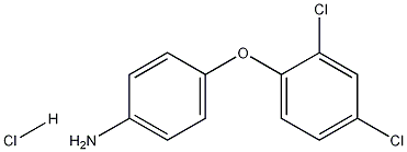 Benzenamine, 4-(2,4-dichlorophenoxy)-, hydrochloride,72782-76-4,结构式