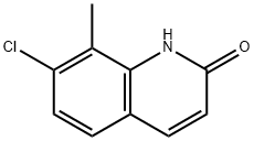 7-CHLORO-8-METHYLQUINOLIN-2(1H)-ONE 结构式