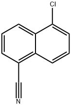 5-Chloronaphthalene-1-carbonitrile 结构式
