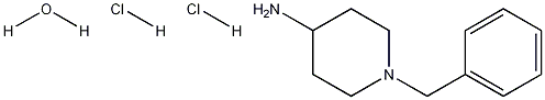 4-AMINO-1-BENZYLPIPERIDINE DIHYDROCHLORIDE HYDRATE,7356-90-3,结构式