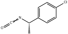 (S)-(-)-1-(4-氯苯基)异氰酸乙酯 结构式