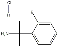 2-(2-FLUOROPHENYL)PROPAN-2-AMINE HYDROCHLORIDE Structure