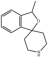3-甲基螺[苯并异呋喃-1(3H),4'-哌啶] 结构式