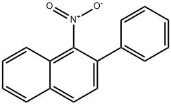 1-Nitro-2-phenylnaphthalene Struktur