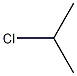 Isopropyl chloride Structure