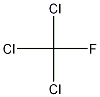 Fluorotrichloromethane Struktur