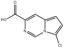 7-Chloropyrrolo[1,2-c]pyrimidine-3-carboxylic acid,752981-45-6,结构式