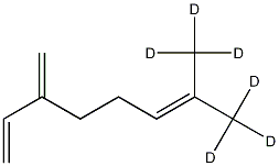 β-Myrcene-d6 Structure