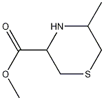 5-甲基巯基吗啉-3-甲酸甲酯 结构式