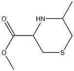 5-甲基巯基吗啉-3-甲酸甲酯, 75364-92-0, 结构式