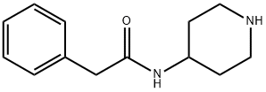 2-phenyl-N-(piperidin-4-yl)acetamide Struktur