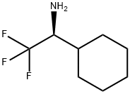 (S)-1-Cyclohexyl-2,2,2-trifluoroethylamine, 75703-08-1, 结构式