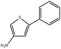 3-Amino-5-phenylthiophene Struktur