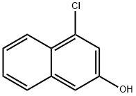4-クロロ-2-ナフトール 化学構造式