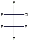 1-Chloro-1,1,2,2,2-pentafluoroethane 结构式