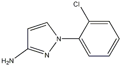 3-氨基-1-(2-氯苯基)吡唑 结构式