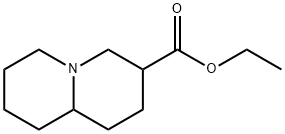 オクタヒドロ-2H-キノリジン-3-カルボン酸エチル 化学構造式