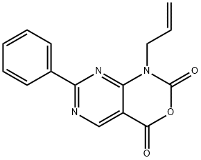 1-allyl-7-phenyl-1H-pyrimido[4,5-d][1,3]oxazine-2,4-dione Structure