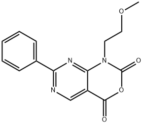 1-(2-methoxyethyl)-7-phenyl-1H-pyrimido[4,5-d][1,3]oxazine-2,4-dione Structure