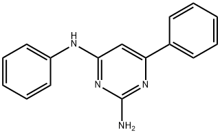N4,6-Diphenylpyrimidine-2,4-diamine,76369-29-4,结构式