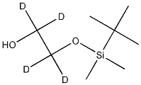 2-tert-Butyldimethylsilyloxyethanol-d4 结构式
