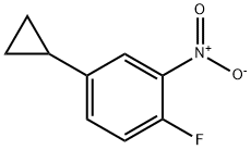 4-cyclopropyl-1-fluoro-2-nitrobenzene|4-环丙基-1-氟-2-硝基苯