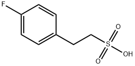 2-(4-fluorophenyl)ethanesulfonic acid Struktur